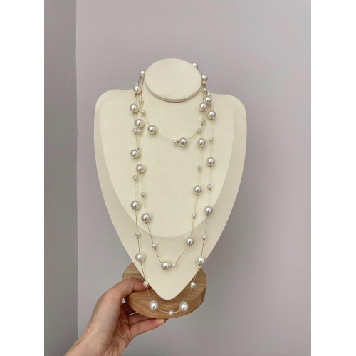 Vintage古著 Tassel pearl項鍊