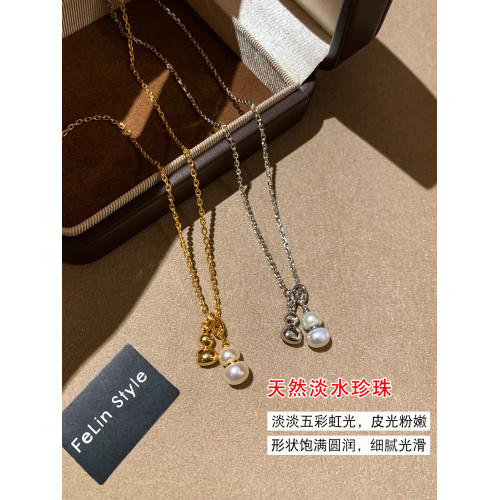 天然淡水珍珠葫蘆吊墜項鍊女頸鏈長款配飾輕奢小衆獨特絕美毛衣鏈 天然淡水珍珠葫蘆吊墜項鍊女頸鏈長款配飾輕奢小衆獨特絕美毛衣鏈