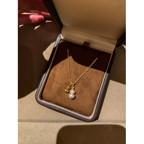 天然淡水珍珠葫蘆吊墜項鍊女頸鏈長款配飾輕奢小衆獨特絕美毛衣鏈 天然淡水珍珠葫蘆吊墜項鍊女頸鏈長款配飾輕奢小衆獨特絕美毛衣鏈