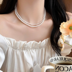 fever同款珍珠項鍊女2026新款爆款高級感頸鏈輕奢小衆鎖骨鍊配飾