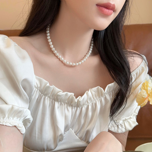 fever同款珍珠項鍊女2026新款爆款高級感頸鏈輕奢小衆鎖骨鍊配飾