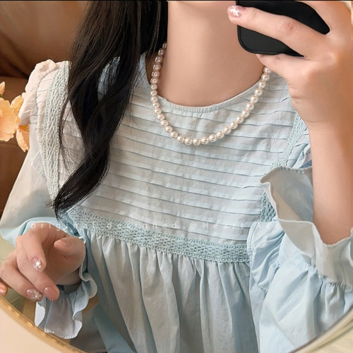 fever同款珍珠項鍊女2026新款爆款高級感頸鏈輕奢小衆鎖骨鍊配飾