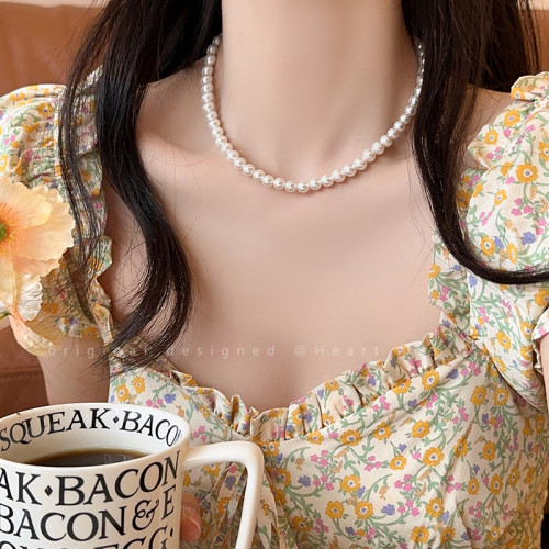 fever同款珍珠項鍊女2026新款爆款高級感頸鏈輕奢小衆鎖骨鍊配飾