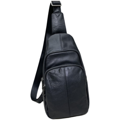 時尚真皮男士休閒胸包尾貨斜背頭層牛皮男包單肩包斜後後背包 時尚真皮男士休閒胸包尾貨斜背頭層牛皮男包單肩包斜後後背包