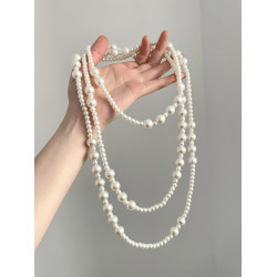 Vintage古著 Irregular pearls項鍊