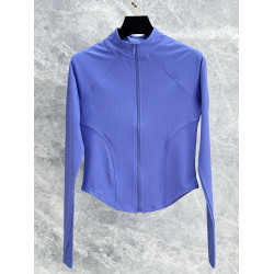 春新款健身外套女緊身顯瘦收腰百搭立領開衫跑步速乾長袖運動上衣