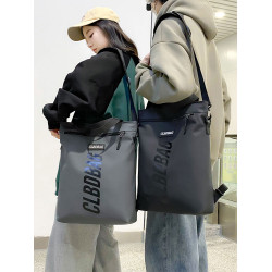 大學生輕便多用雙肩包男小學生單肩手提補課包男學生短途郊遊包男