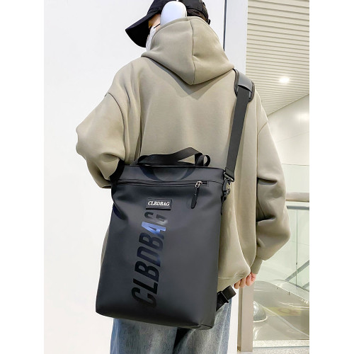 大學生輕便多用雙肩包男小學生單肩手提補課包男學生短途郊遊包男