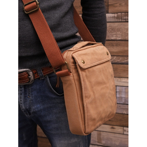 男士單肩包帆布郵差包平板斜後後背包商務手提包竪款復古簡約後後背包牛皮 男士單肩包帆布郵差包平板斜後後背包商務手提包竪款復古簡約後後背包牛皮