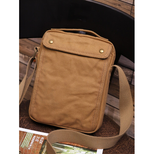 男士單肩包帆布郵差包平板斜後後背包商務手提包竪款復古簡約後後背包牛皮 男士單肩包帆布郵差包平板斜後後背包商務手提包竪款復古簡約後後背包牛皮