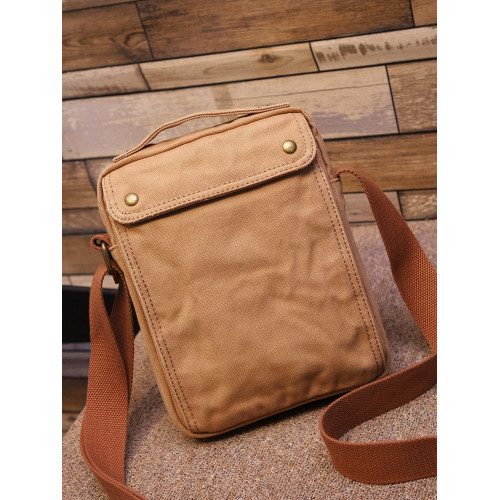 男士單肩包帆布郵差包平板斜後後背包商務手提包竪款復古簡約後後背包牛皮 男士單肩包帆布郵差包平板斜後後背包商務手提包竪款復古簡約後後背包牛皮