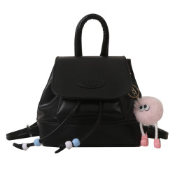 今年流行時尚復古通勤質感雙肩後後背包2023新款潮百搭韓版休閒單肩包