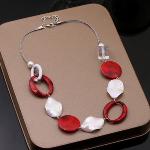 紅色誇張時尚個性裝飾項鍊女配飾獨特小衆秋冬大氣毛衣鏈2026新款 紅色誇張時尚個性裝飾項鍊女配飾獨特小衆秋冬大氣毛衣鏈2026新款