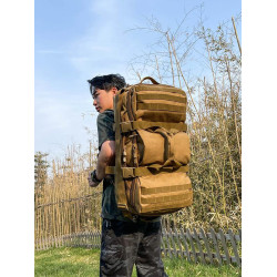 60升三用行囊包手提防水耐磨旅行徒步大容量戶外登山行李雙肩後後背包