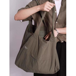 機能春秋原創簡約單肩托特包 防潑水輕便手提大容量收納通勤包包