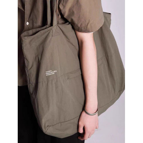 機能春秋原創簡約單肩托特包 防潑水輕便手提大容量收納通勤包包