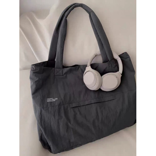 機能春秋原創簡約單肩托特包 防潑水輕便手提大容量收納通勤包包