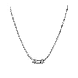 圓環轉運珠吊墜項鍊男款小衆高級感鎖骨鍊男士潮牌百搭男生配飾