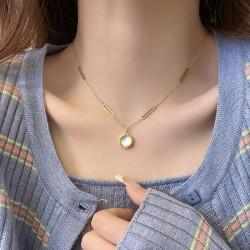 雙面鈦鋼項鍊女款2026新款輕奢小衆高級感長款毛衣鏈頸鏈裝飾配飾