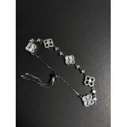 Vintage古著 【Silver four-leaf 】手鏈