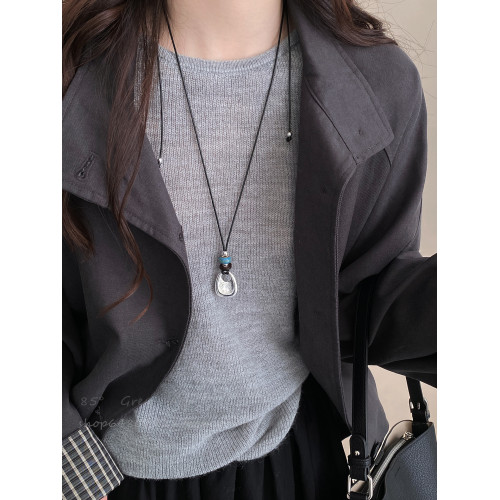 長款毛衣鏈女款2026新款衛衣裝飾項鍊女配飾高級感輕奢小衆飾品