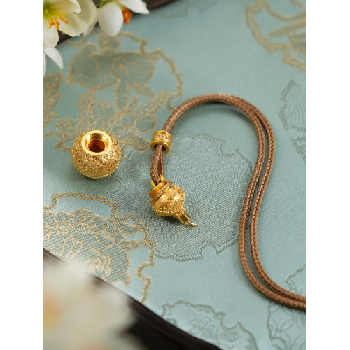 唐珮TANGPEI TP設計感新中式拉絲如意絲絨葫蘆項鍊國風時尚項鍊