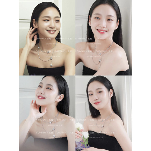 小香風長款項鍊女曡戴小衆設計輕奢高級感銀色毛衣鏈配飾2026新款 小香風長款項鍊女曡戴小衆設計輕奢高級感銀色毛衣鏈配飾2026新款