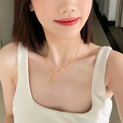 有質感有品位網紅爆款流蘇小蠻腰項鍊輕奢小衆設計不掉色鎖骨鍊潮