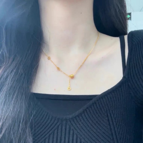 有質感有品位網紅爆款流蘇小蠻腰項鍊輕奢小衆設計不掉色鎖骨鍊潮