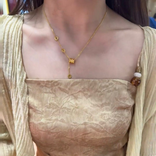 有質感有品位網紅爆款流蘇小蠻腰項鍊輕奢小衆設計不掉色鎖骨鍊潮