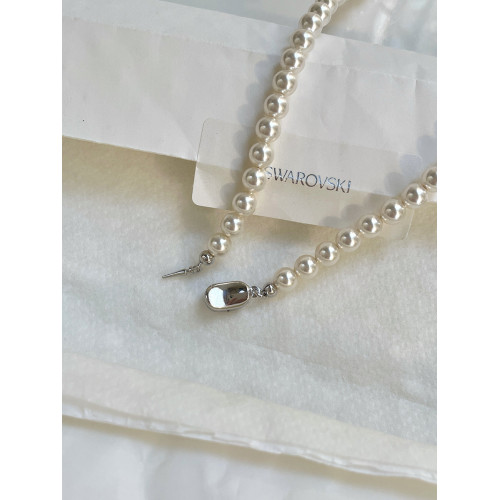 Millie正圓施家珍珠項鍊女款2025新款毛衣鏈fever博主同款鎖骨鍊