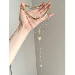 Vintage古著 The saint prays for the cross項鍊