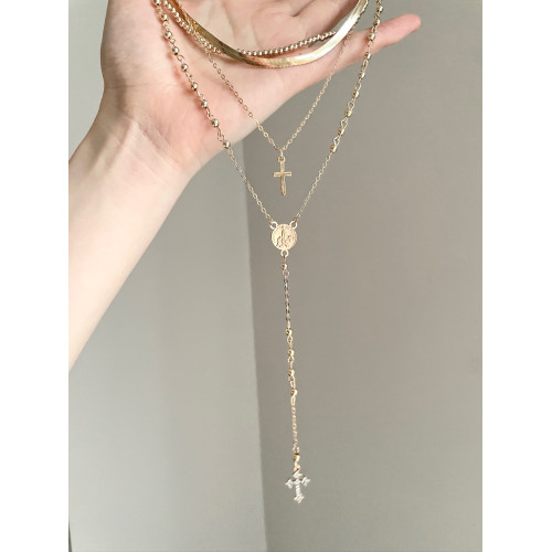 Vintage古著 The saint prays for the cross項鍊 Vintage古著 The saint prays for the cross項鍊