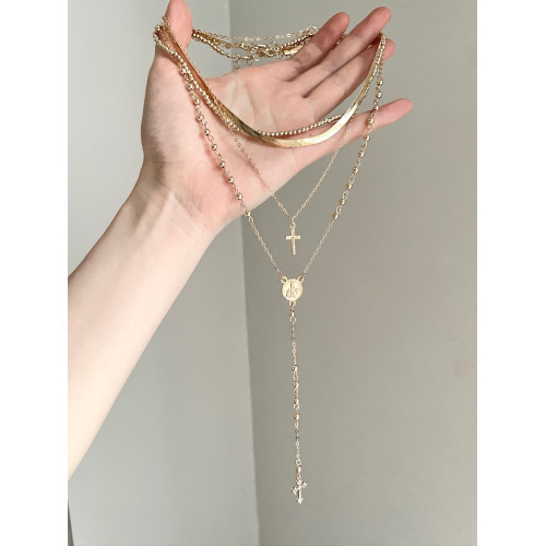 Vintage古著 The saint prays for the cross項鍊 Vintage古著 The saint prays for the cross項鍊