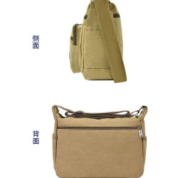 加大帆布包男包耐磨工地工具包大號勞保包單肩斜後後背包大容量旅行包