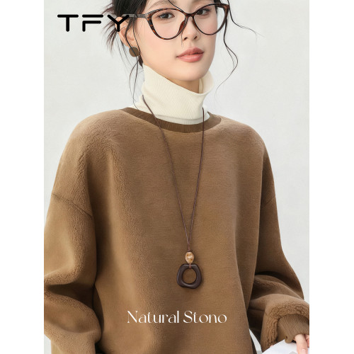 秋冬輕奢毛衣鏈大氣高檔高級感掛繩脖子配飾毛衣項鍊長款女士氣質