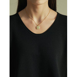 喵吉圓珠鍊針式萬能項鍊豆豆鏈珠珠鍊男女中性鏈素鏈可調節萬能鏈