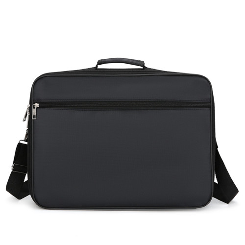 男士商務手提包牛津布百搭大容量單肩包防水出差筆記型電腦公文包