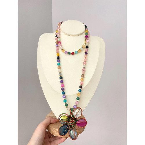 Vintage古著 Rainbow Garden項鍊