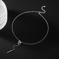 輕奢長款春夏毛衣鏈小衆設計高級頸鏈2025新款爆款項鍊百搭鎖骨鍊