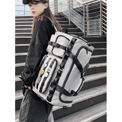 短途旅行包大容量男手提行李包男款戶外收納袋乾濕分離運動健身包