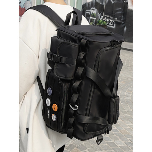 短途旅行包大容量男手提行李包男款戶外收納袋乾濕分離運動健身包