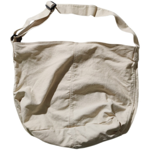 帆布包大容量單肩包慵懶風森系女斜後後背包日系休閒郵差包男學生書包