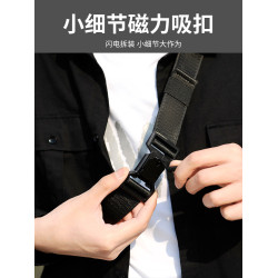 胸包斜後後背包男小包潮ins百搭手機腰包小容量小衆設計感單肩包潮牌