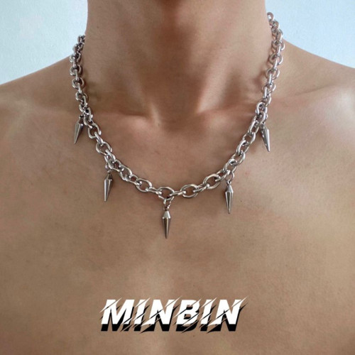 鈦鋼項鍊男潮牌龐克嘻哈流蘇柳釘輕奢小衆設計冷淡風鎖骨鍊女百搭 鈦鋼項鍊男潮牌龐克嘻哈流蘇柳釘輕奢小衆設計冷淡風鎖骨鍊女百搭