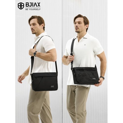 大容量男士包包斜後後背包橫款休閒尼龍牛津布單肩包男包帆布郵差後後背包 大容量男士包包斜後後背包橫款休閒尼龍牛津布單肩包男包帆布郵差後後背包