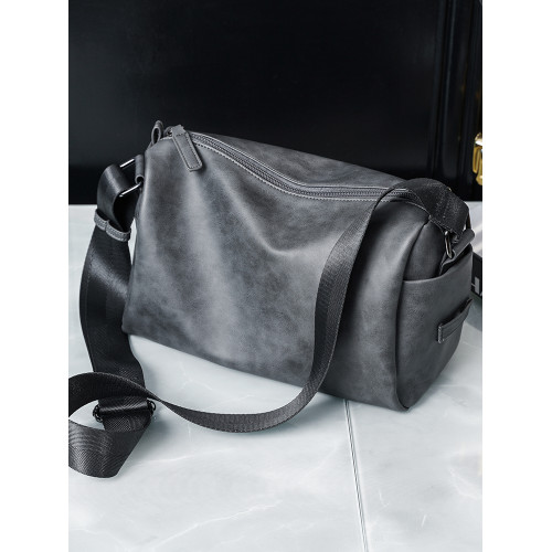 新款時尚單肩包小方包 韓版男包休閒小包潮流斜後後背包小後後背包IPAD包