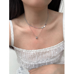 雙層星星曡戴項鍊 百搭簡約個性輕奢五角星小衆設計日韓項鍊女