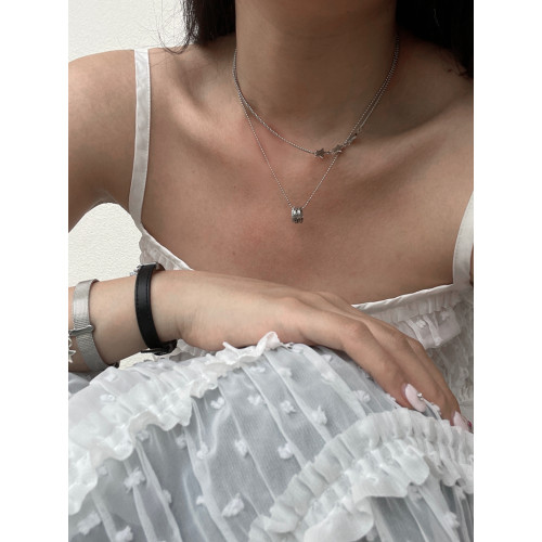 雙層星星曡戴項鍊 百搭簡約個性輕奢五角星小衆設計日韓項鍊女 雙層星星曡戴項鍊 百搭簡約個性輕奢五角星小衆設計日韓項鍊女