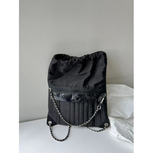 vintage中古款復古款Jennie同款尼龍雙肩鏈條包運動包中古鏈條包